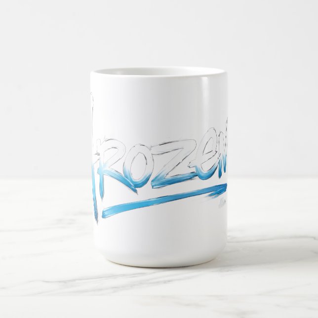 Fryst text T-shirt Kaffemugg (Center)