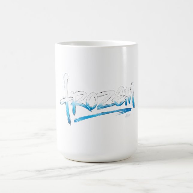 Fryst text T-Shirt Kaffemugg (Center)
