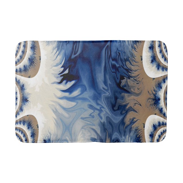 Fryst tid.... badrumsmatta (Framsidan)