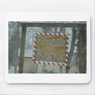 Fryst vädernordpolen Alaska för snö Snowflake Musmatta