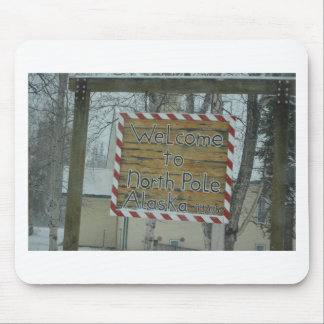Fryst vädernordpolen Alaska för snö Snowflake Musmatta