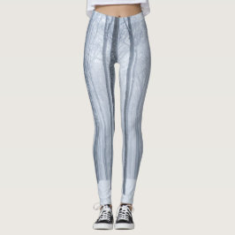Fryst vinterskog leggings