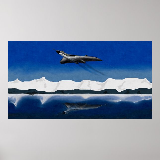 Fryst vulcan-Poster Poster (Framsidan)