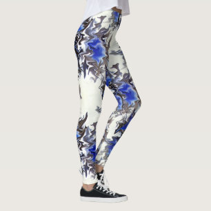 Frysta blommor....... leggings