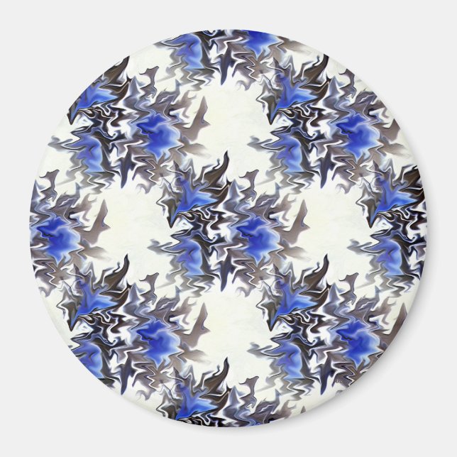 Frysta blommor..... magnet (Framsidan)