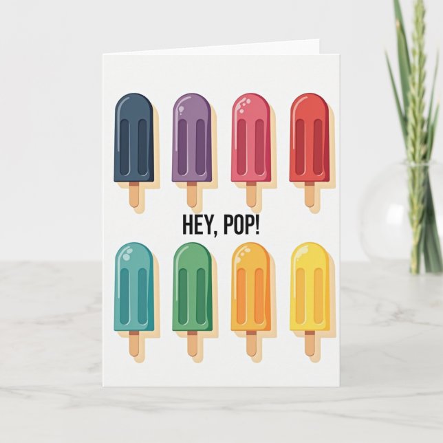 Frysta Pops Farsdags-kort Kort (Framsida)