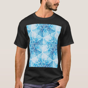 Frysta stjärnor, Snöflingor sjölösa Mönster. T Shirt