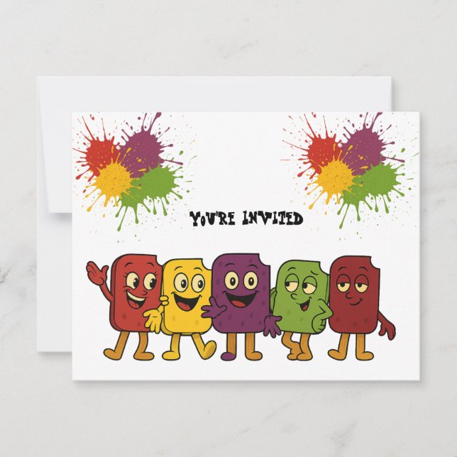 Frysta vänners inbjudan (Framsida)