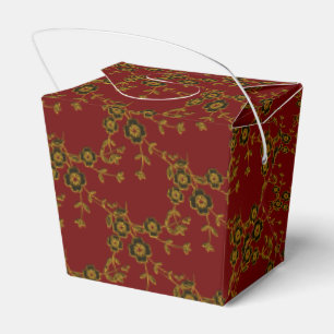 FS Stil 1-Red-Guld-FAVOR BOXES (RÖR) ut stil Presentaskar