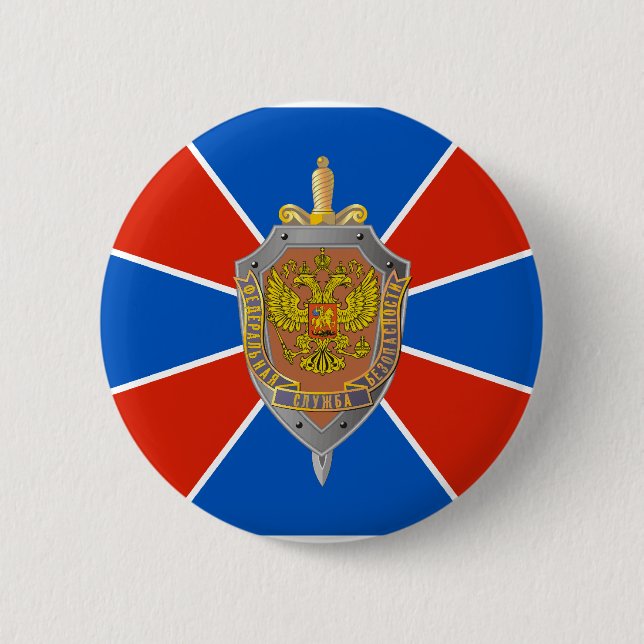 Fsb Ryssland flagga Knapp (Framsida)