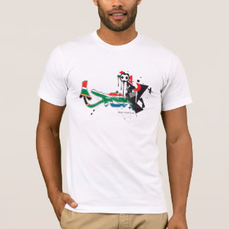 Fsm-vm 2010 - Sydafrika flagga T-shirt
