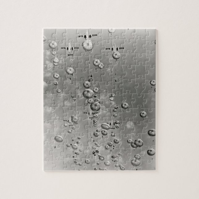 Ft Benning, militärparatrooper Jump Pussel (Vertikal)