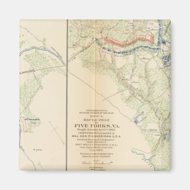 Ft BradyFt Burnham fem Forks Magnet (Framsidan)