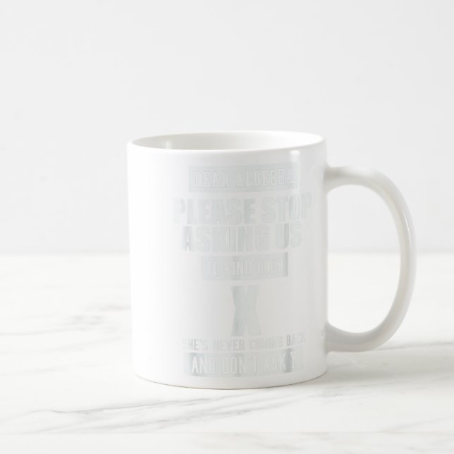 Ft-design Bästa Algebra - Funny Matematisk Sloga Kaffemugg (Höger)