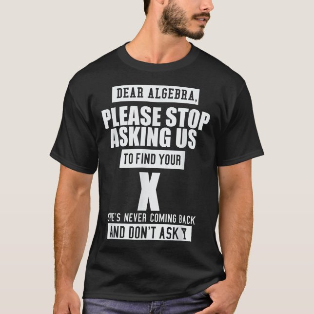 Ft-design Bästa Algebra - Funny Matematisk Sloga T Shirt (Framsida)