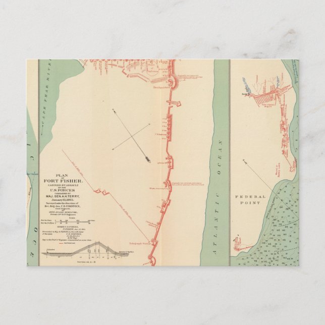 Ft Fisher Vykort (Framsida)