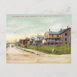 Ft. Hamilton Bay Ridge, Brooklyn NYC-Vintagen Vykort