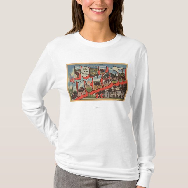 Ft. Jackson South Carolina - stor brevplats T-shirt (Framsida)
