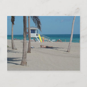 Ft Lauderdale Beach Lifeguard stand Vykort