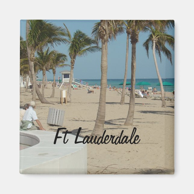 Ft Lauderdale Beach Magnet (Framsidan)