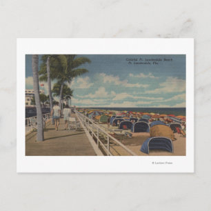 Ft. Lauderdale, Florida - Vy of Ft. L. Vykort
