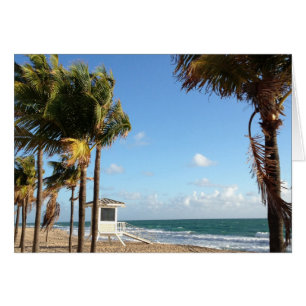 Ft. Lauderdale Lifeguard stand Hälsningskort