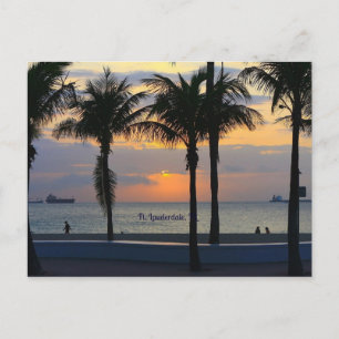 Ft. Lauderdale soluppgång Vykort