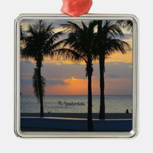 Ft. Lauderdale Sunrise Julgransprydnad Metall