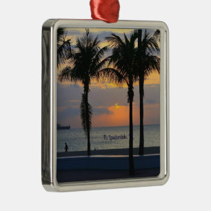 Ft. Lauderdale Sunrise Julgransprydnad Metall