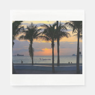 Ft. Lauderdale Sunrise Pappersservett