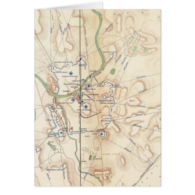 Ft Rosecrans, Tenn Hälsningskort (Framsidan)