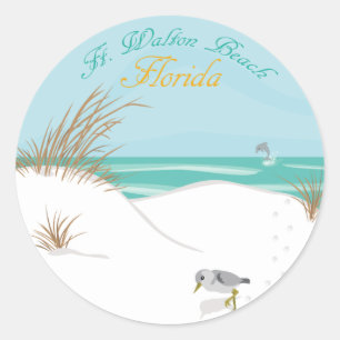Ft. Walton Beach, Florida Runt Klistermärke