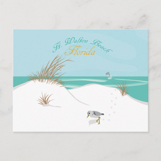 Ft. Walton Beach (Florida) Vykort (Framsida)