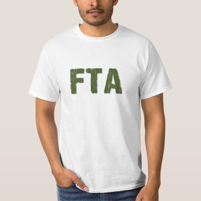 FTA Veteran Tee Shirt (Framsida)