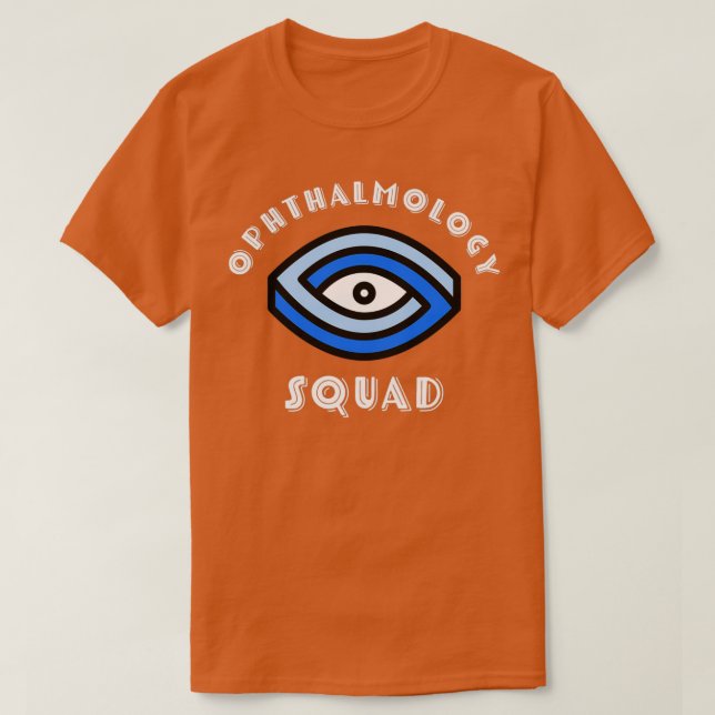 Ftalmologi Squad 50 T Shirt (Design framsida)