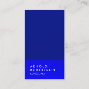 Ftalo Blue-Trendiget Modern minimalistisk enkel Visitkort