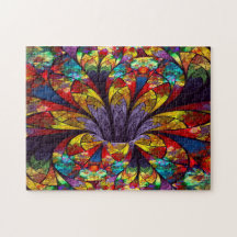 Ftalstensat glas Bloom Puzzel