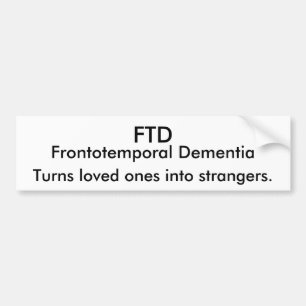 FTD vänder älskade in i främlingbildekal Bildekal