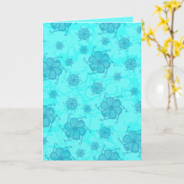 FTF Monokrom 5x7 tom kort i teal