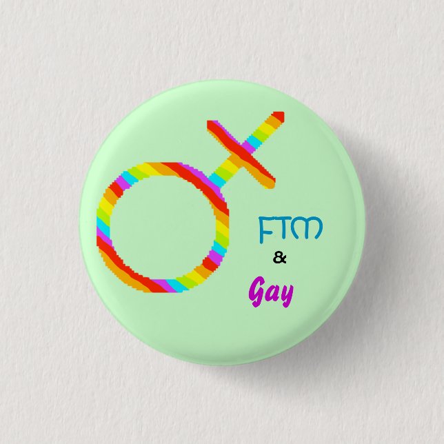 FTM och bögen knäppas Knapp (Framsida)