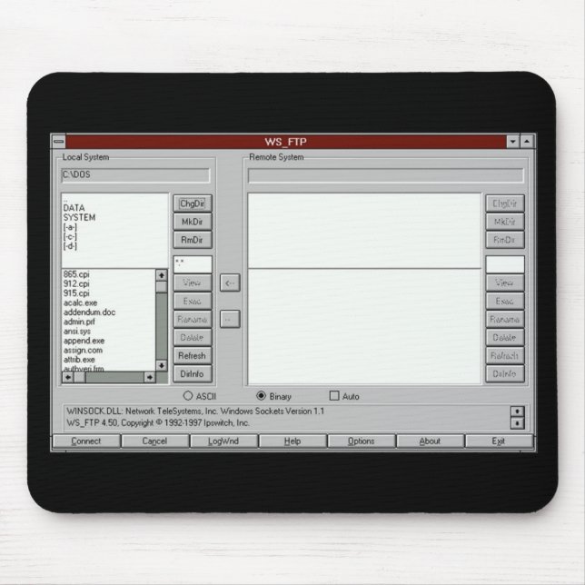 FTP Circa 1997 - mousserande Musmatta (Framsidan)