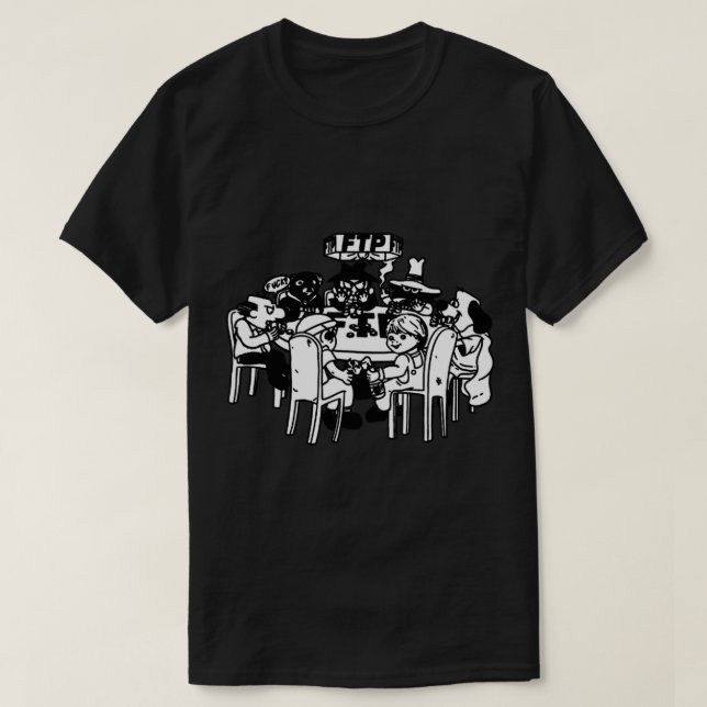 FTP FUCKTHEPOPULATION Poker Bord Classic T-Shirt (Design framsida)