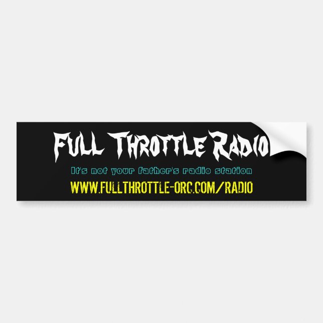 FTR-KLISTERMÄRKE BILDEKAL (Framsidan)