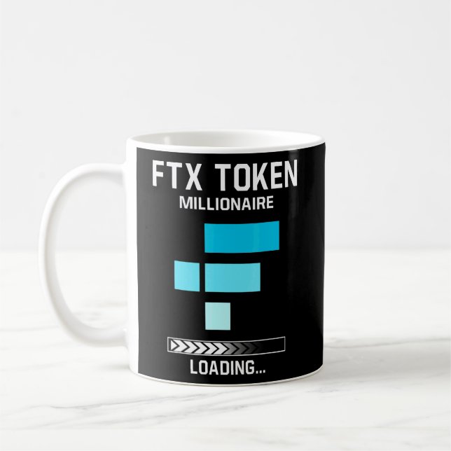 Ftx Token Millionaire Cryptocurrency Hodler Kaffemugg (Vänster)
