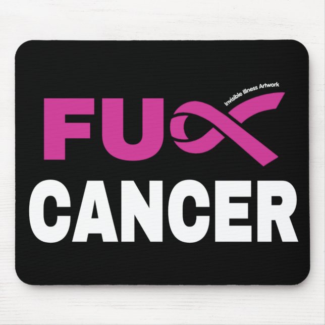 FU CANCER ... bröstcancer Musmatta (Framsidan)