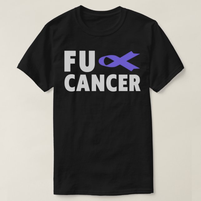 Fu Cancer T Fu Esophageal Cancer Awareness Pullo T Shirt (Design framsida)