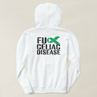 FU Celiaki - Svart & Grön Hoodie