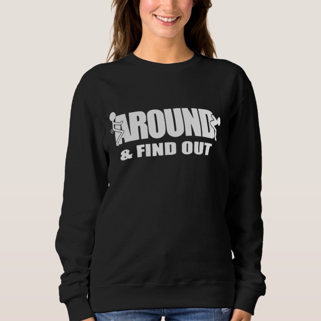 Fu Ck runt och ta reda på T Shirt (Framsida)