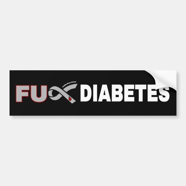 FU-diabetes Bildekal (Framsidan)