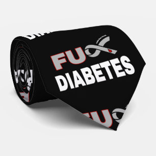 FU Diabetes Neck Tie Slips
